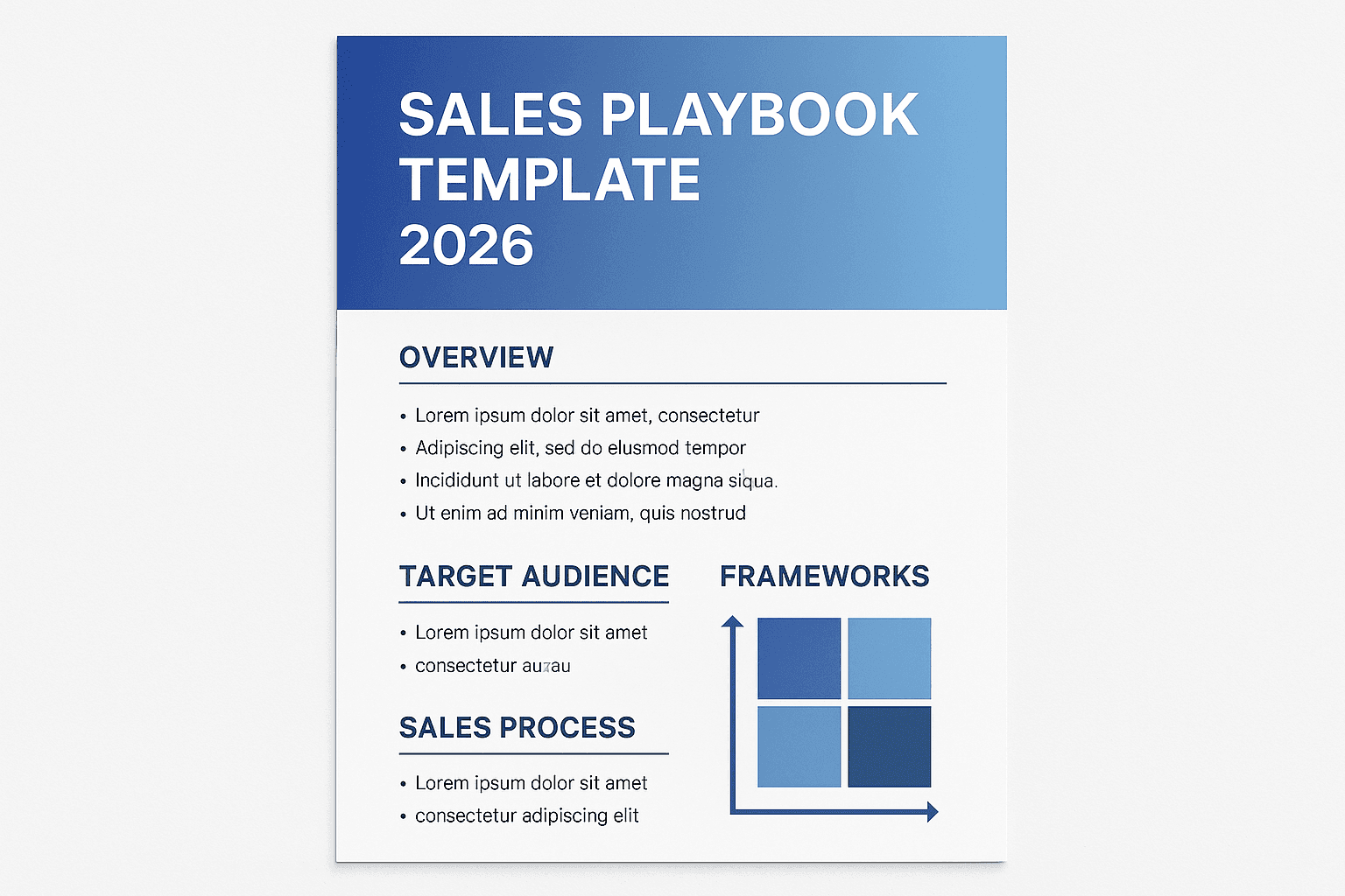 Sales Playbook Template 2026: The Complete Guide with Free Download